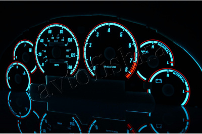 Ford Probe светодиодные шкалы (циферблаты) на панель приборов